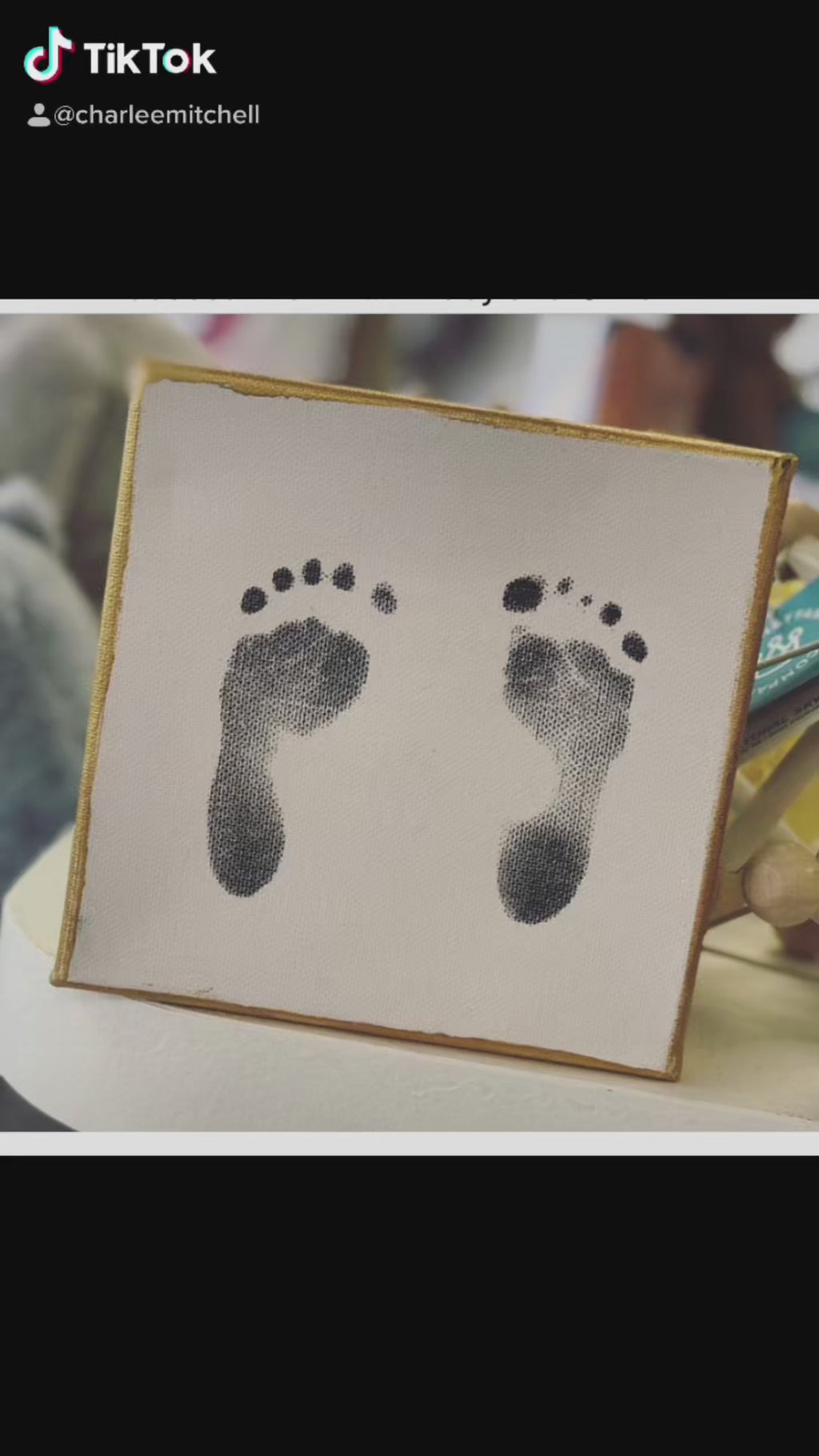 Mess Free Footprint Gift Set – Cute as Buttons